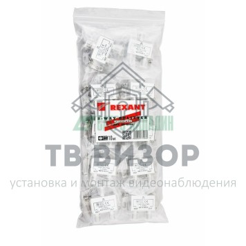 Делитель
 ДЕЛИТЕЛЬ ТВ х 2 под F разъём 5-1000 МГц REXANT (05-6001)-1