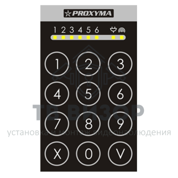Клавиатура
 TK-306-B (цвет - чёрный)-0