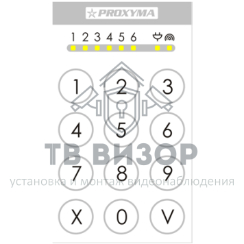 Клавиатура
 TK-306-W (цвет - белый)-0