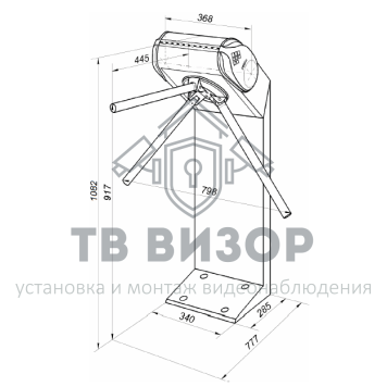 Турникет-трипод
 PERCo-TTR-08A-1