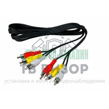 Шнур
 Шнур  3х3 RCA  1.5М  REXANT (17-0202)-1