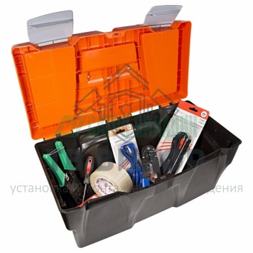 Ящик пластиковый для инструмента  Proconnect 500х250х260 мм (12-5002-4) 
 Ящик пластиковый для инструмента  Proconnect 500х250х260 мм (12-5002-4)-2