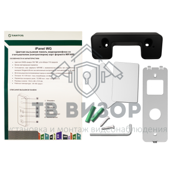 Вызывная видеопанель iPanel 2 WG (Black) 110 град.-2