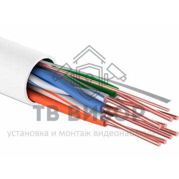 Витая пара
 Кабель U/UTP 4PR 24AWG CAT5e, 0.51мм 305м PVC SUPRLAN Standard-0