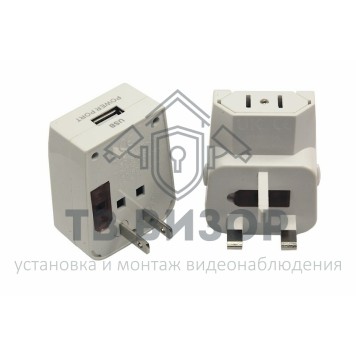 Адаптер сетевой
 Адаптер сетевой с зарядкой устройств USB REXANT (11-1051)-2