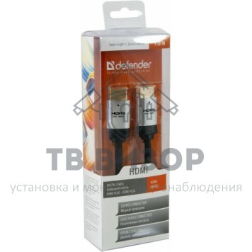 Шнур
 Кабель Defender А/В HDMI-06PRO (ver. 1.4) HDMI(M)-HDMI(M), 1.8м, BL-0