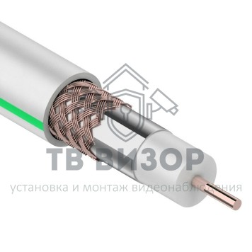 Кабель
 Кабель SAT 703 B, Cu/Al/Cu (48%) 75 Ом белый 100м СМАРТКИП (01-2424)-0