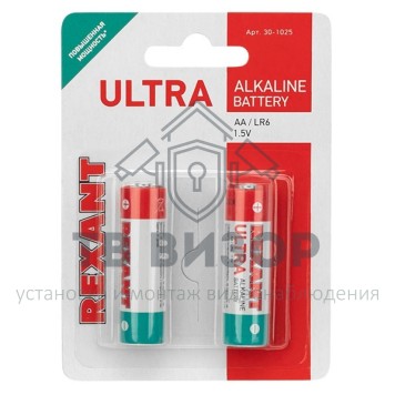 Элемент питания
 Ультра алкалиновая батарейка AA/LR6 