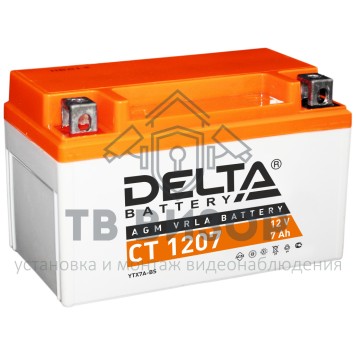 Аккумуляторная батарея
 Аккумулятор 12В 7 А∙ч (CT 1207)-0