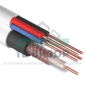 Кабель
 Кабель ККСВ-В+4х0,5 мм (бухта 305 м) белый REXANT (01-4023)-0