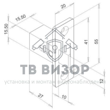 Планка ответная
 ST-SL010DL-1