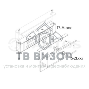 Уголок монтажный Z-образный
 TS-ZL300-1