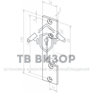 Планка ответная
 EFF-EFF 10640-01-1