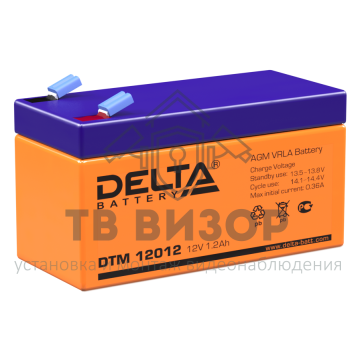 Аккумуляторная батарея
 Аккумулятор 12В 1,2 А∙ч (DTM 12012)-0