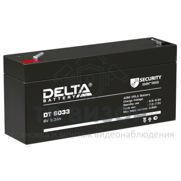 Аккумуляторная батарея
 Аккумулятор 6В 3,3 А∙ч (DT 6033)-0