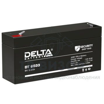 Аккумуляторная батарея
 Аккумулятор 6В 3,3 А∙ч (DT 6033 (125))-0