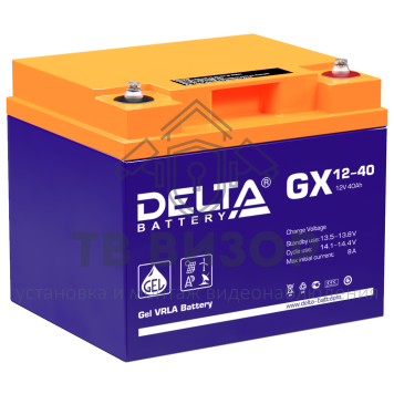 Аккумуляторная батарея
 Аккумулятор 12В 40 А∙ч (GX 12-40)-0