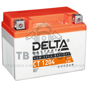 Аккумуляторная батарея
 Аккумулятор 12В 4 А∙ч (CT 1204)-0