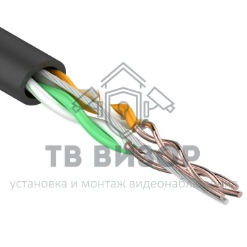 Витая пара
 Кабель UTP 2PR 24AWG CAT5e OUTDOOR OptimLAN 500м-0