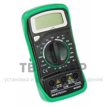 
 Портативный мультиметр MAS830B MASTECH (13-2010)-0