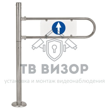 Стойка калитки
 К11М лв ХРОМ без дуги (0030-01)-0