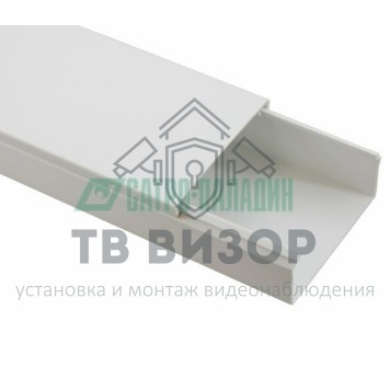 Короб
 Кабель-канал белый 2-й замок в п/э 40х16 (56м/уп) Промрукав-0