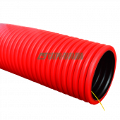 Труба гофрированная
 Труба гофрированная двустенная ПЭ гибкая тип 450 (SN26) с/з красная д50 (100м/уп) Промрукав