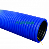 Труба гофрированная
 Труба гофрированная двустенная ПЭ гибкая тип 450 (SN26) с/з синяя д50 (100м/уп) Промрукав