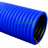 Труба гофрированная
 Труба гофрированная двустенная ПЭ гибкая тип 450 (SN14) с/з синяя д90 (50м/уп) Промрукав