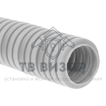 Труба гофрированная
 Труба гофрированная ПВХ легкая с/з д32 (25м/1375м уп/пал) Промрукав-0
