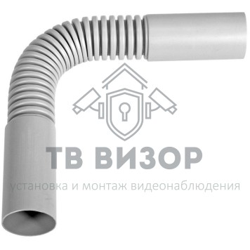Соединитель угловой
 Поворот гибкий гофрированный д20 (35шт/420шт уп/кор) Промрукав-0
