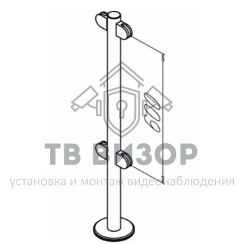 Ограждение полуростовое
 OMA-04.461.C0-0