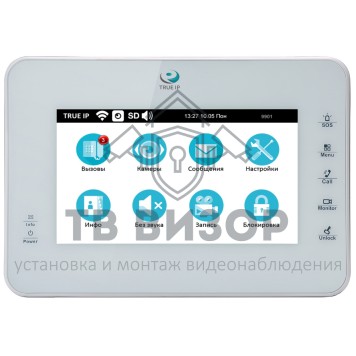 Монитор видеодомофона
 TI-2760 (B - черный, W - белый)-2