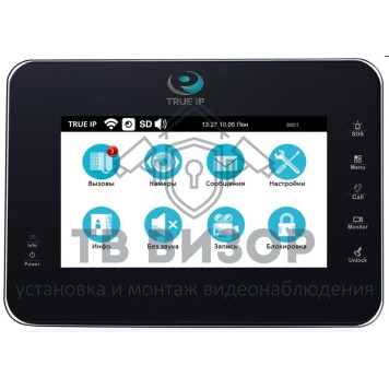 Монитор видеодомофона
 TI-2760 (B - черный, W - белый)-1