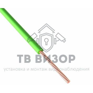 Кабель
 Провод ПГВА REXANT 1х0.50 мм², зеленый, бухта 100 м (01-6513)-0