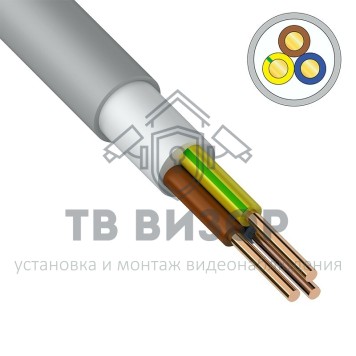 Кабель
 Кабель NUM-J (NYM) 3x2,5 мм², ГОСТ (01-8705-5) 5м-1