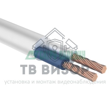 Кабель
 Провод ПВС 2х0,75 мм², белый, ГОСТ (01-8030-4) 100м-1
