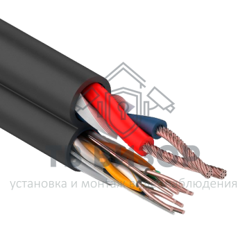 Мульти-кабель
 Мульти-кабель UTP 4PR 24AWG CAT5e + 2x0,75  OUTDOOR  OptimLAN 305м-0