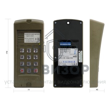 Вызывная аудиопанель
 БВД-310R-2