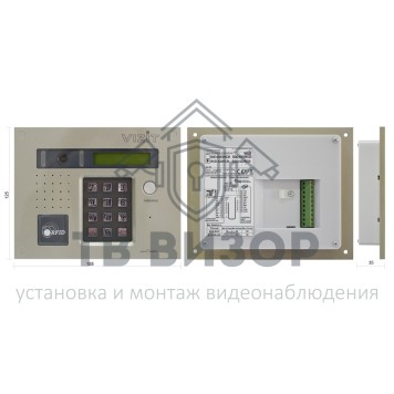 Вызывная видеопанель
 БВД-432FCB-2