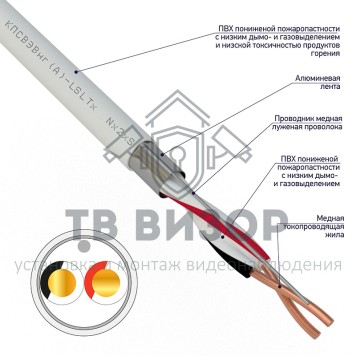 Кабель
 Кабель КПСВЭВнг(А)-LSLTx 1x2x1,50мм² REXANT (01-4873-1) 200м-0