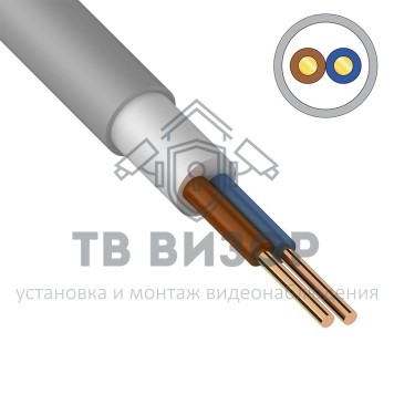 Кабель
 Кабель NUM-O (NYM) 2x1,5 мм², ГОСТ (01-8701-20) 20м-1