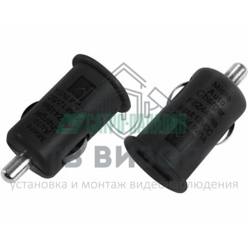 
 Автозарядка в прикуриватель USB (АЗУ) (5V, 1 000mA) черная REXANT (18-1920)-0