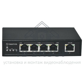 Коммутатор PoE
 TSn-4P5G-0