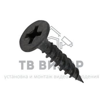 Саморез
 Саморезы 3,5х19 потай, частая резьба, оксид (1000 шт)-0