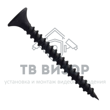 Саморез
 Саморезы 3,5х41 потай, частая резьба, оксид (500 шт)-0