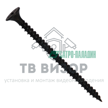 Саморез
 Саморезы 3,5х51 потай, частая резьба, оксид (250 шт)-0