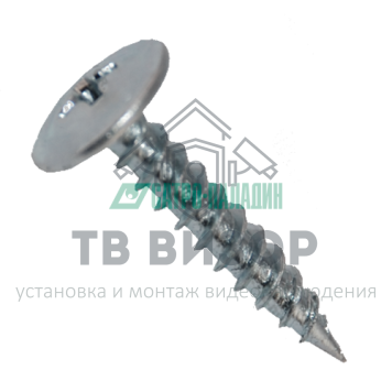 Саморез
 Саморезы 4,2х19 полусфера-прессшайба, цинк 1000 шт-0