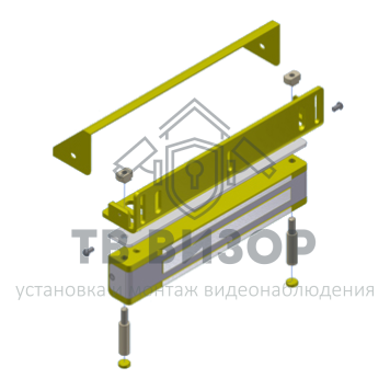 Комплект для монтажа замка
 MK AL-300PR (белый)-1