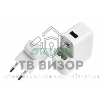 
 Сетевое зарядное устройство 4xUSB,  переходник+адаптер (СЗУ) (5V, 2x2 100mA, 2x1000mA) REXANT (18-1184)-1